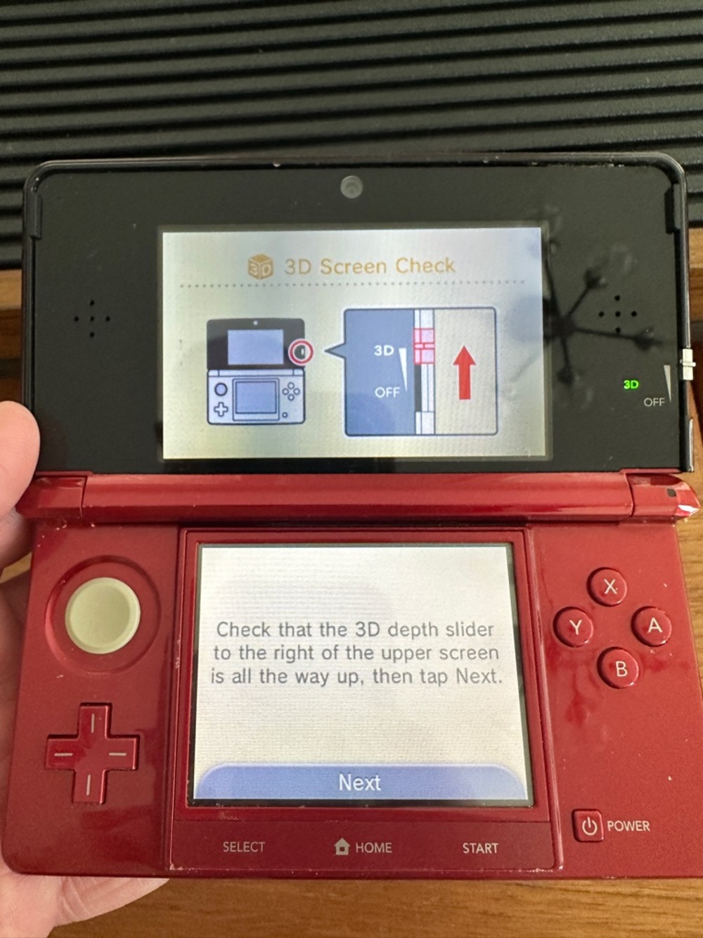 Nintendo Red 3DS Handheld Console - Picture 9 of 9